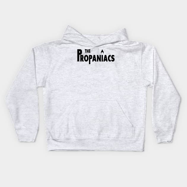 Propaniacs (Black) Kids Hoodie by winstongambro